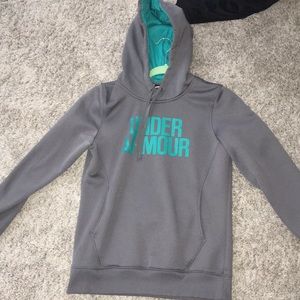 Under Armour Grey Hooded Sweatshirt